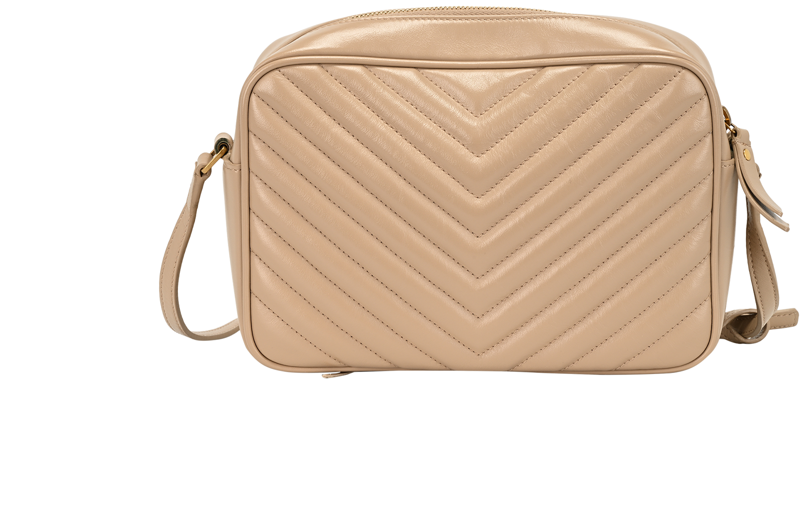 Lou Camera Bag, &pound;950, Handbags, Beige, Leather, Back view